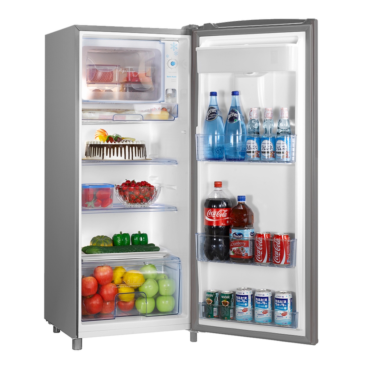 Refrigerador Hisense RR63D6WGX 7 Pies C/Despachador Silver ALBY*
