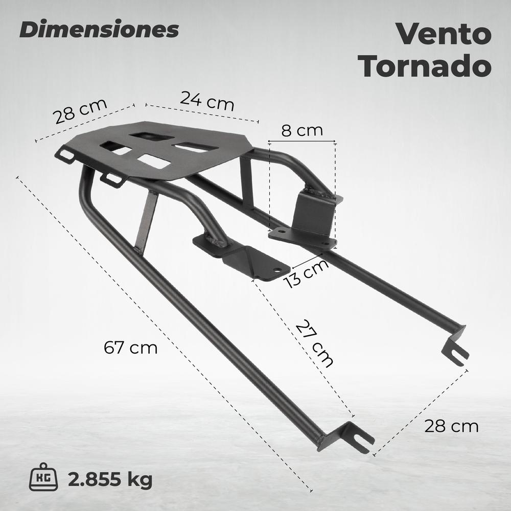Parrilla para moto Tornado Vento Mach