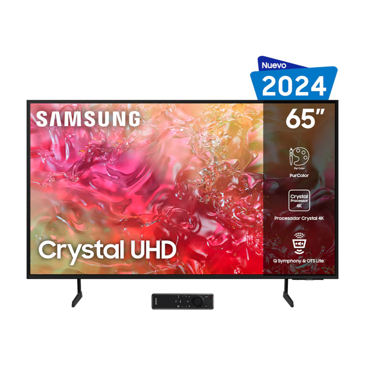 Televisión Pantalla 65 Pulgadas Samsung Smart TV Crystal 4K UHD UN-65DU7010