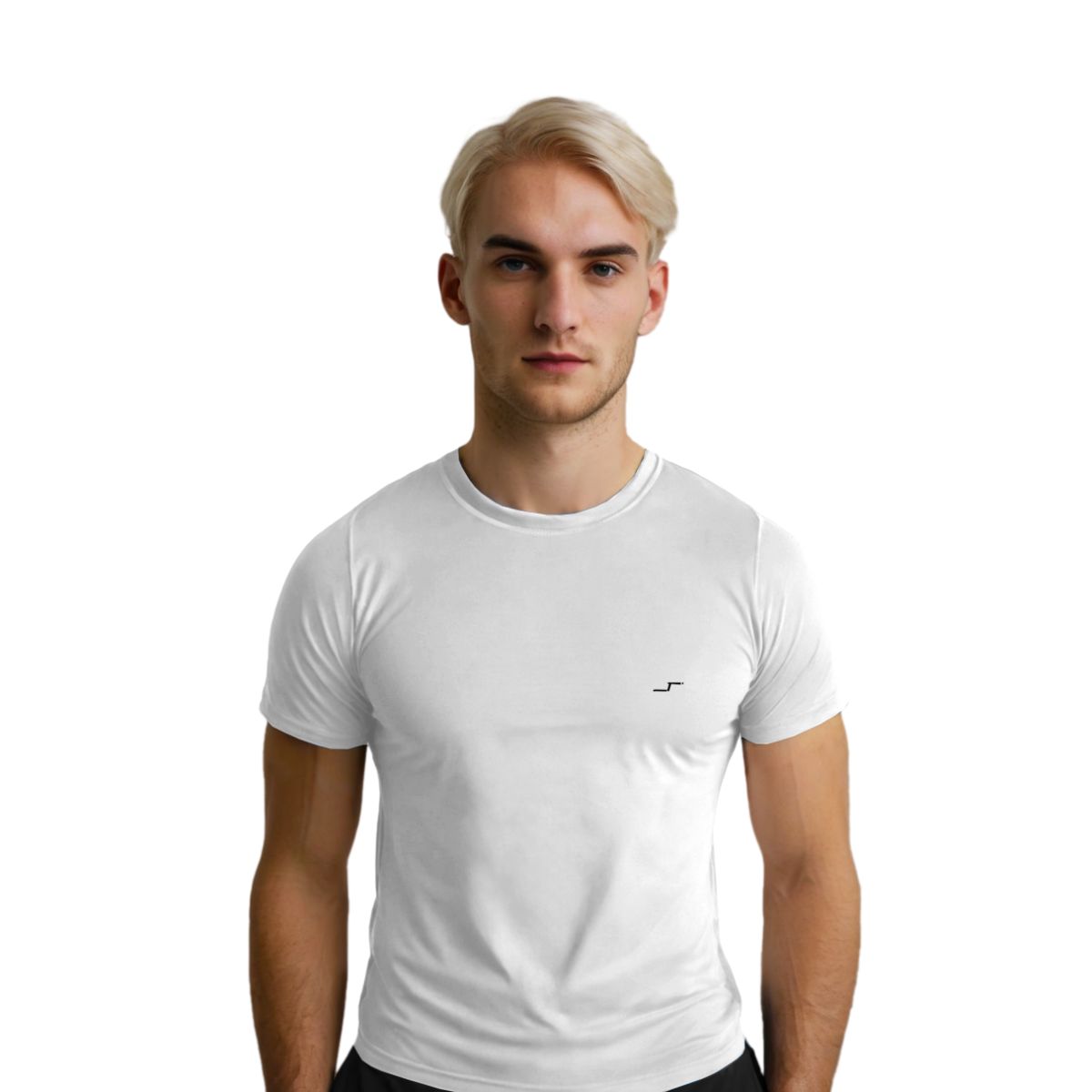 Playera Deportiva Manga Corta Cuello Redondo Color Blanco Para Hombre CHB Chili Beans Clothing Co..
