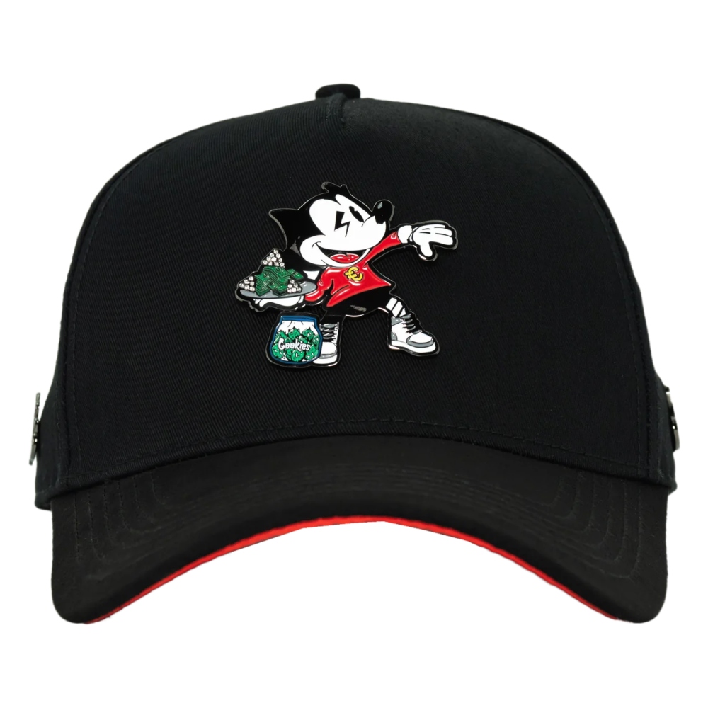Gorra Cash Only Curva Cookies Felix Negro 22025024