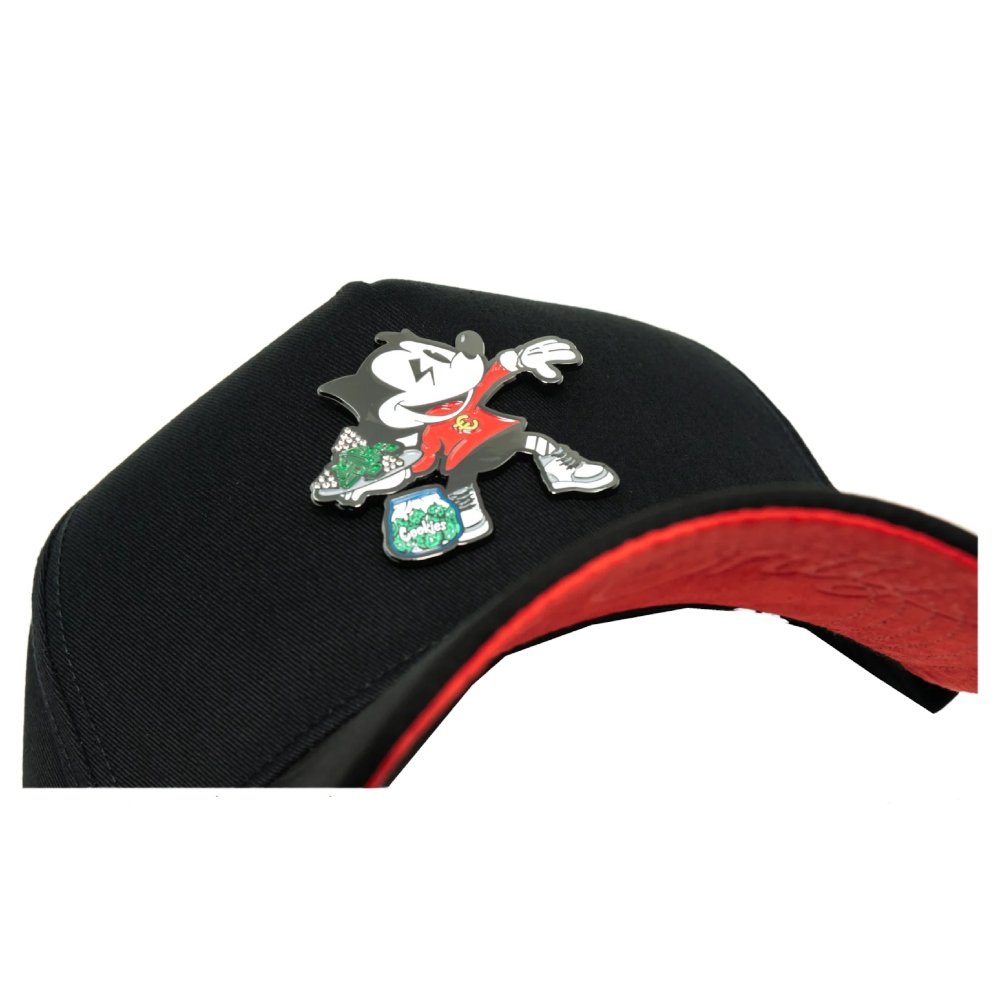 Gorra Cash Only Curva Cookies Felix Negro 22025024