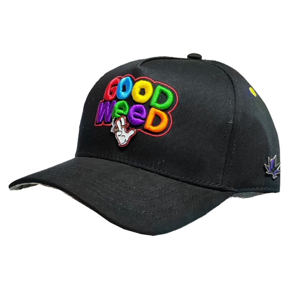 Gorra Cash Only Curva New Good Weed Negro 22025013