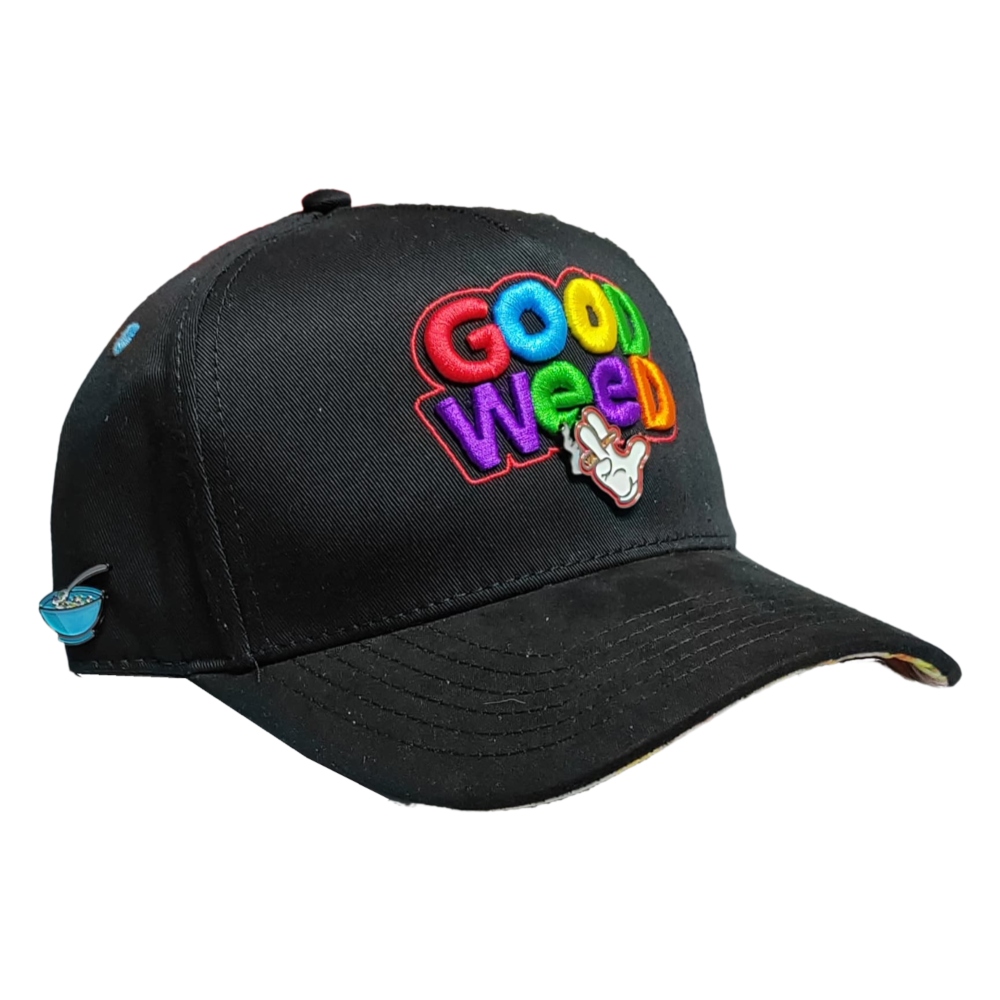 Gorra Cash Only Curva New Good Weed Negro 22025013