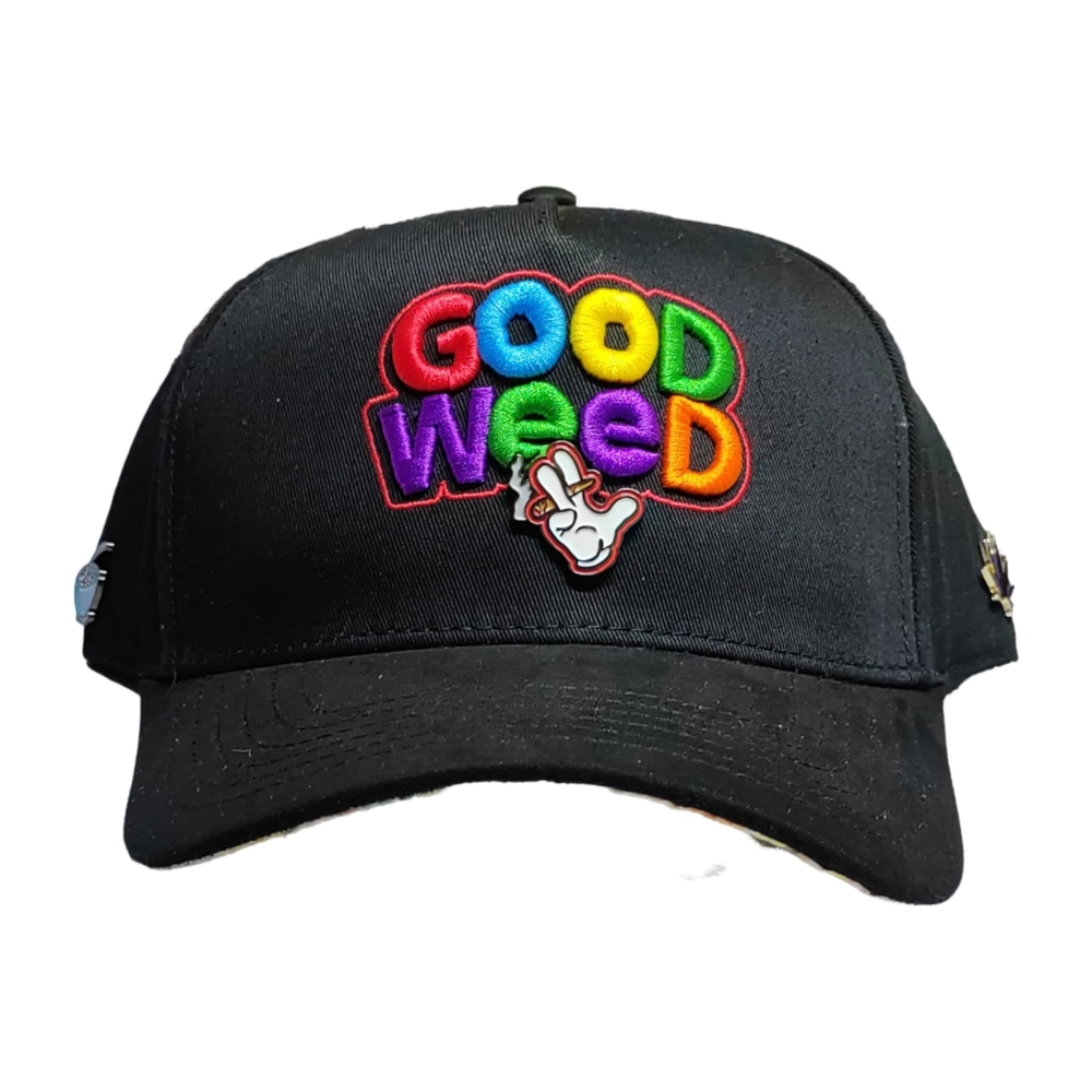 Gorra Cash Only Curva New Good Weed Negro 22025013