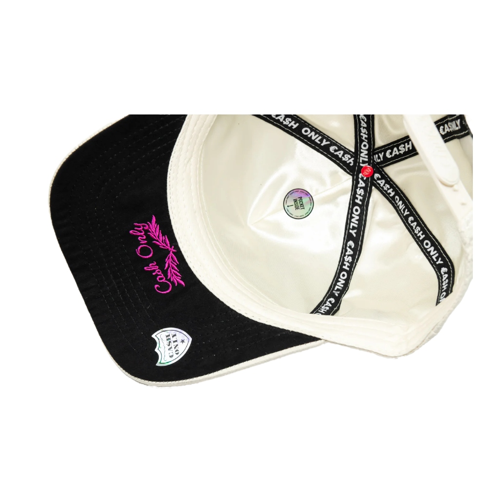 Gorra Cash Only Curva Dirty Money Teddy Beige 022025019