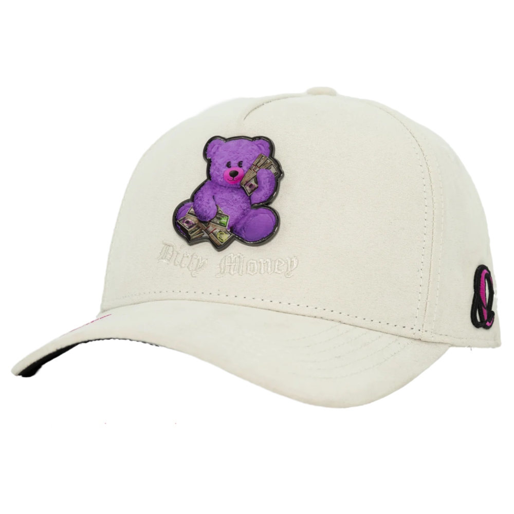 Gorra Cash Only Curva Dirty Money Teddy Beige 022025019