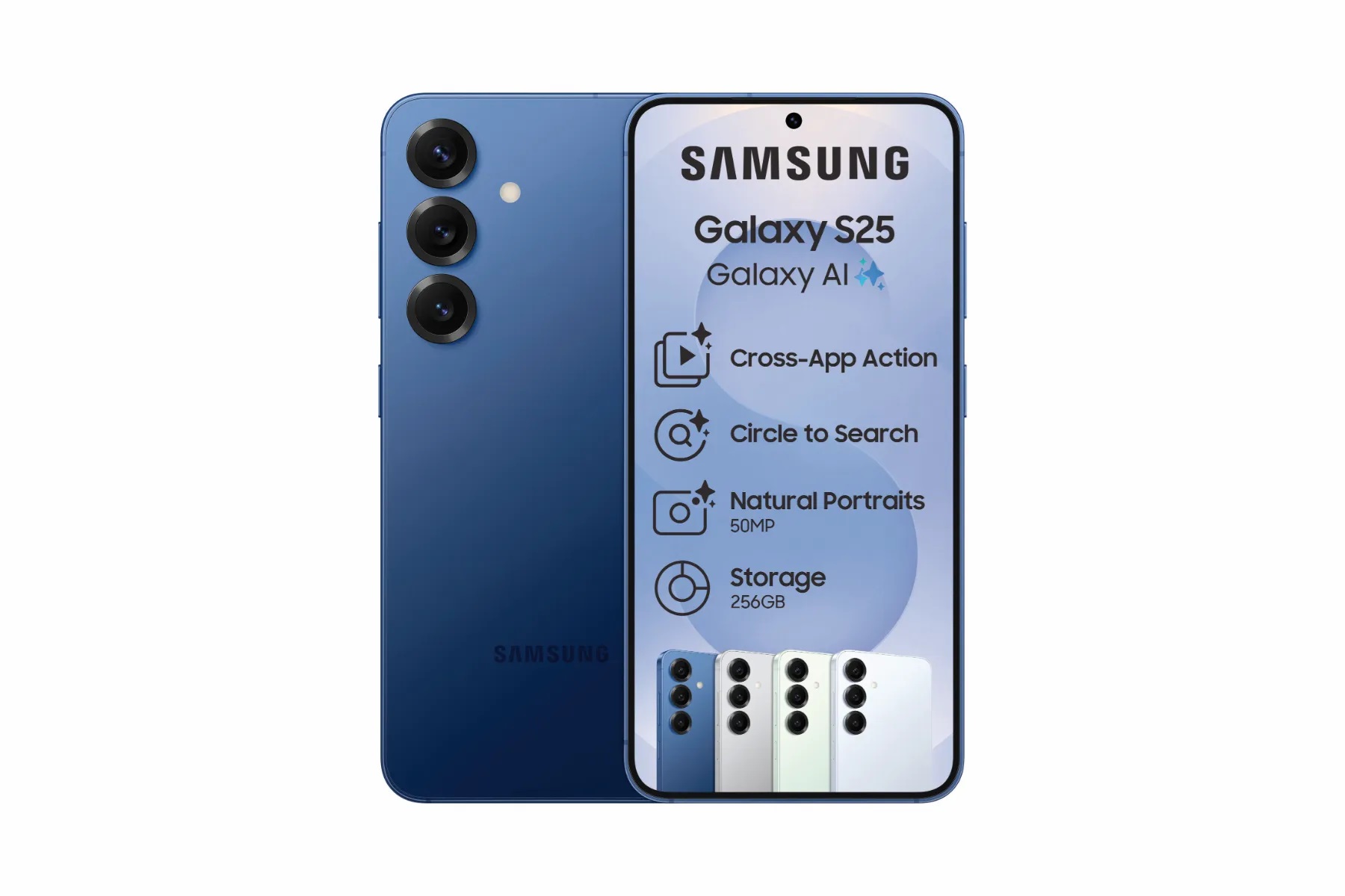 Samsung S25 5G 256Gb 12Ram Dualsim Color Navi Nuevo Libre