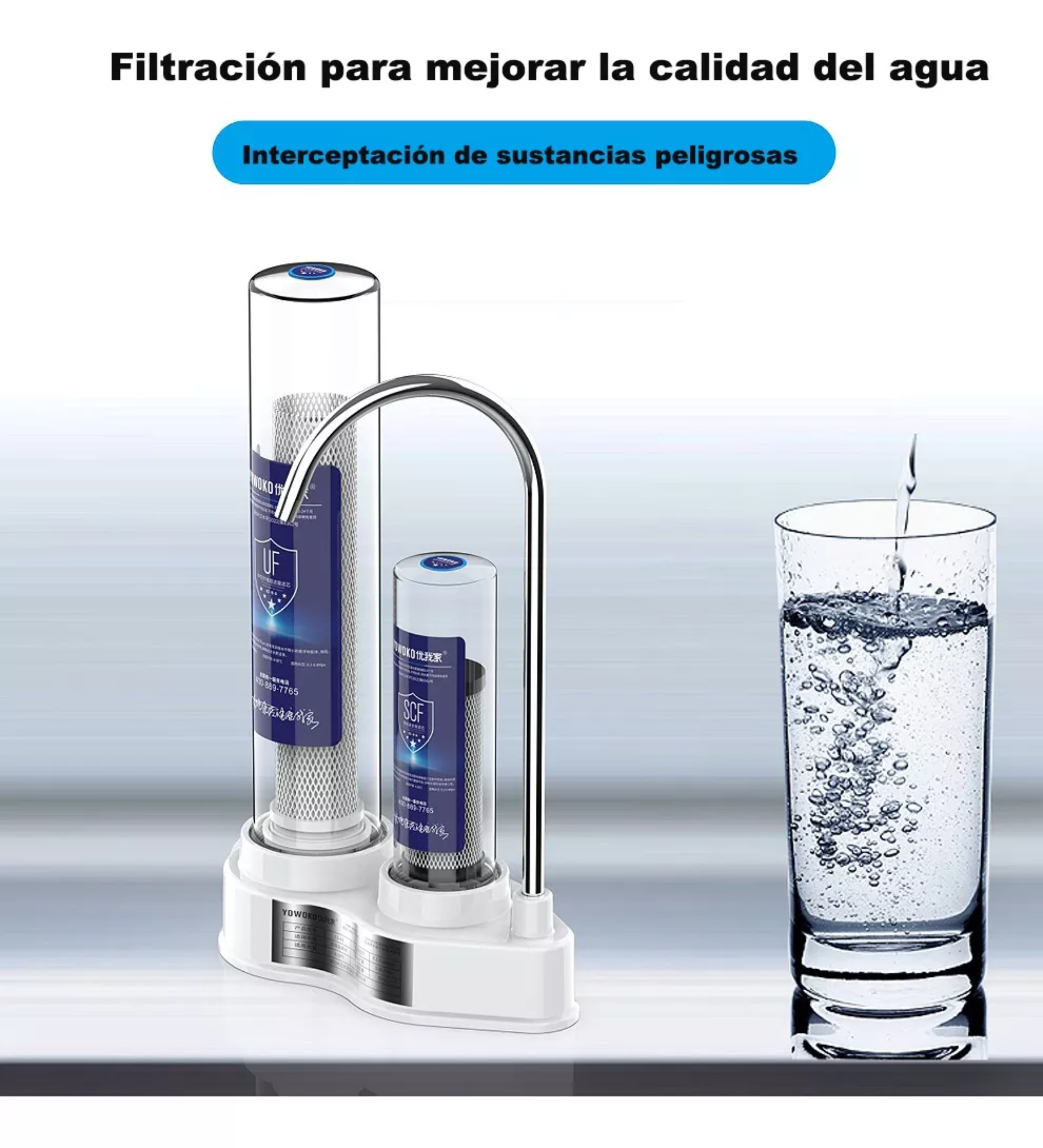 OFERTA Purificador De Agua 3 Etapas Con El Hogar Filtro Purificador