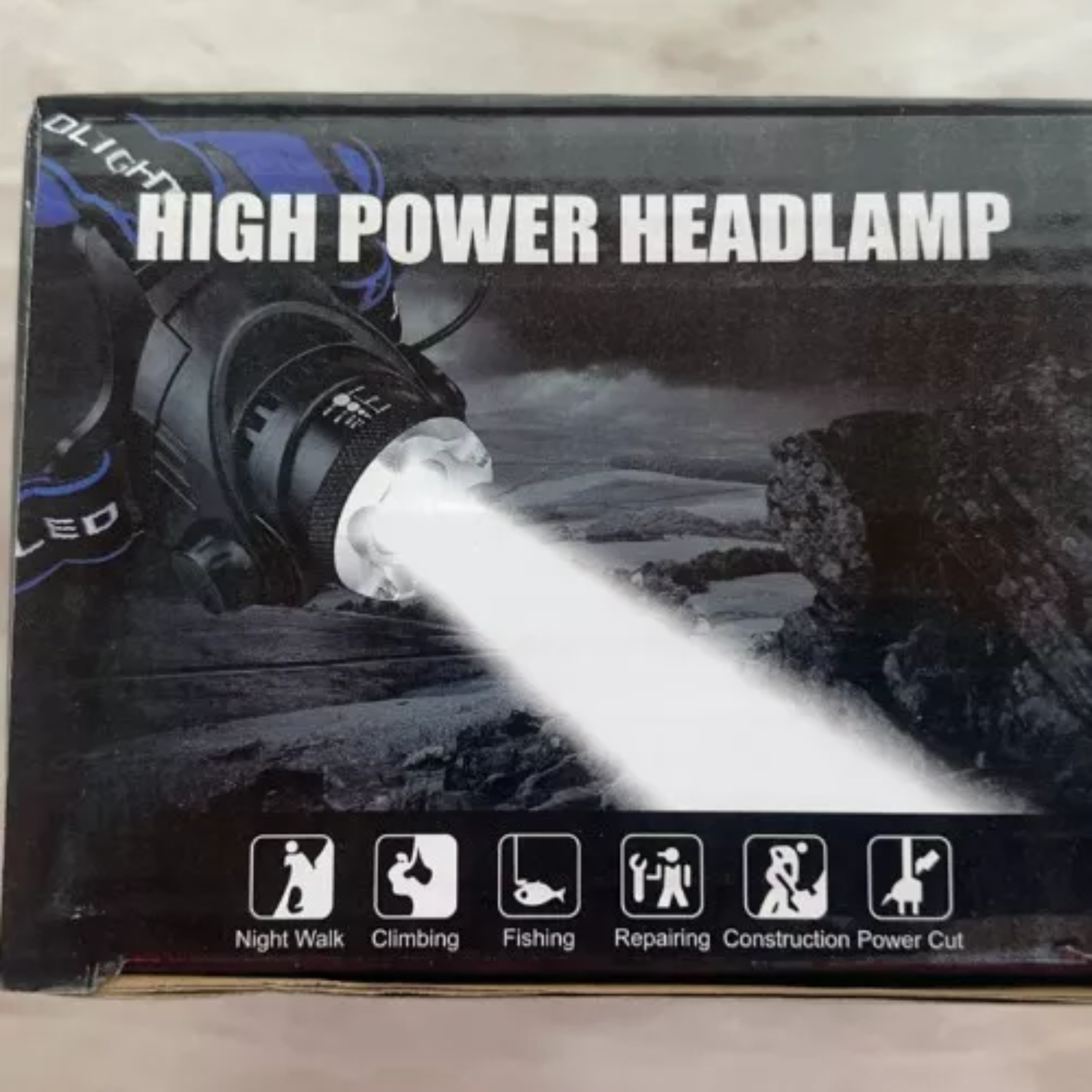 OFERTA Lampara De Cabeza Recargable Led 5000 Lumens Contra Agua
