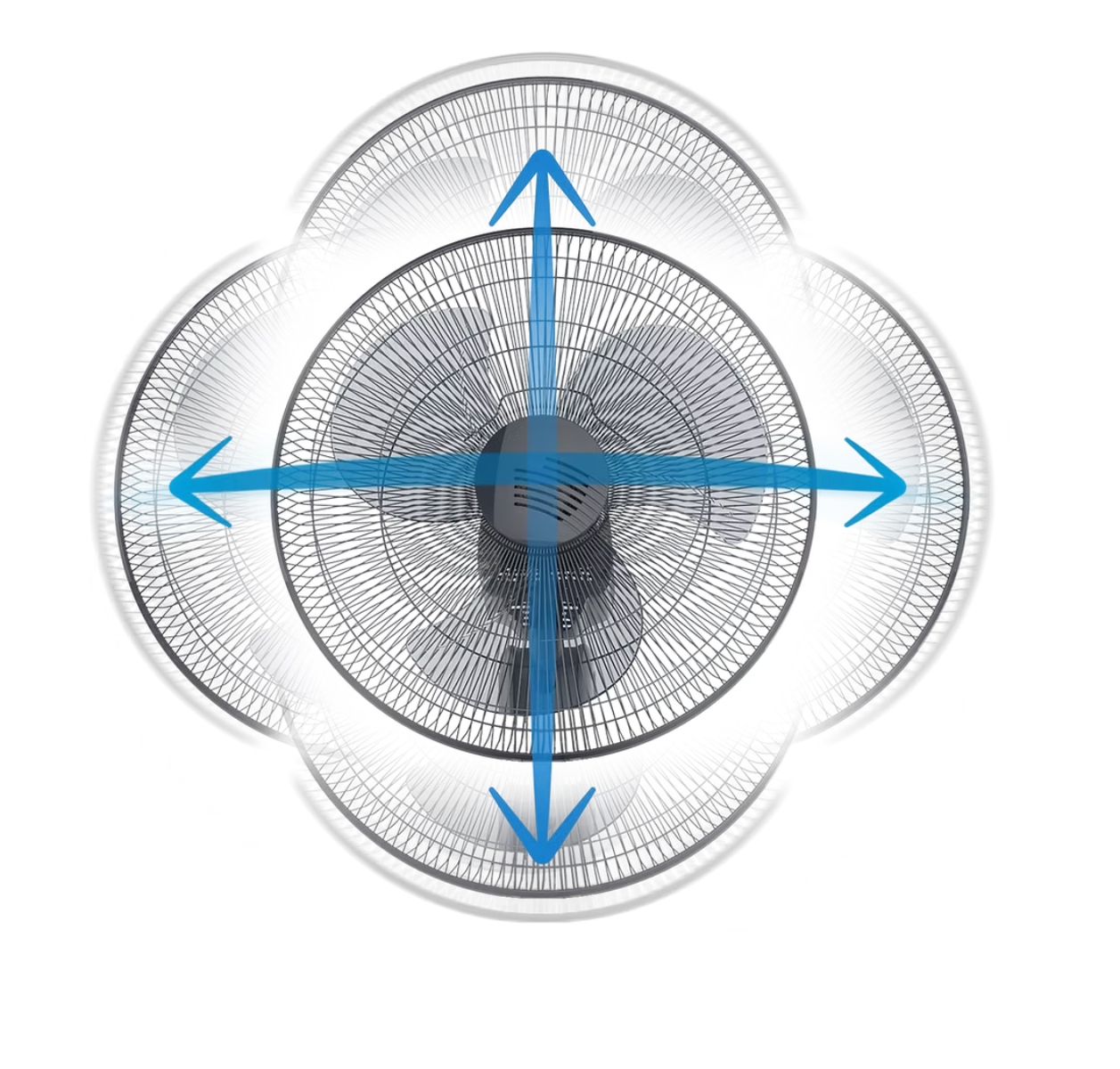 Ventilador de Pared Navia VPN-018 18" Rejillas Metálicas 3 Vel ENDY5