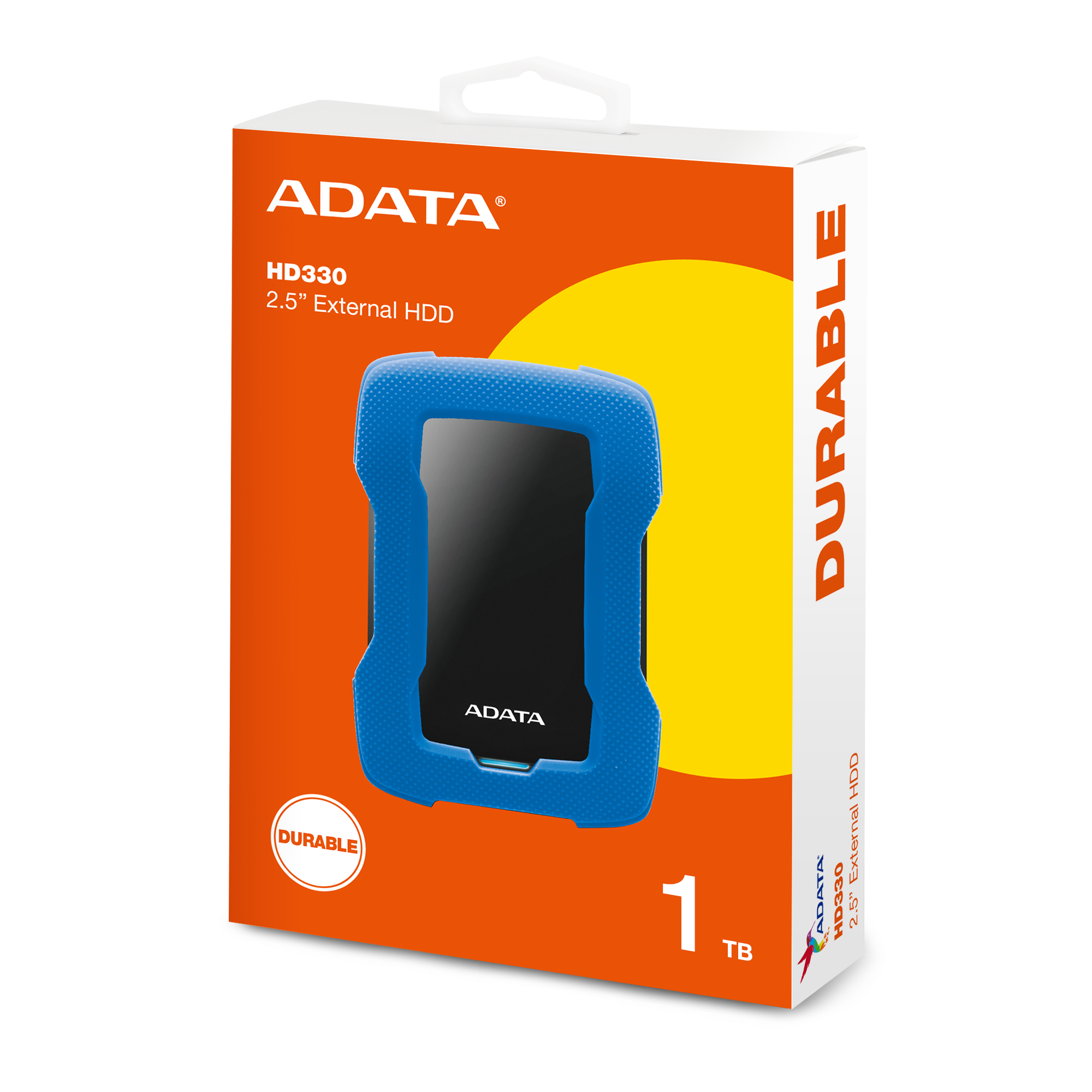 Disco Duro Externo Adata HD330 de 1 TB, USB 3.2 Gen 1, 2.5'', Azul