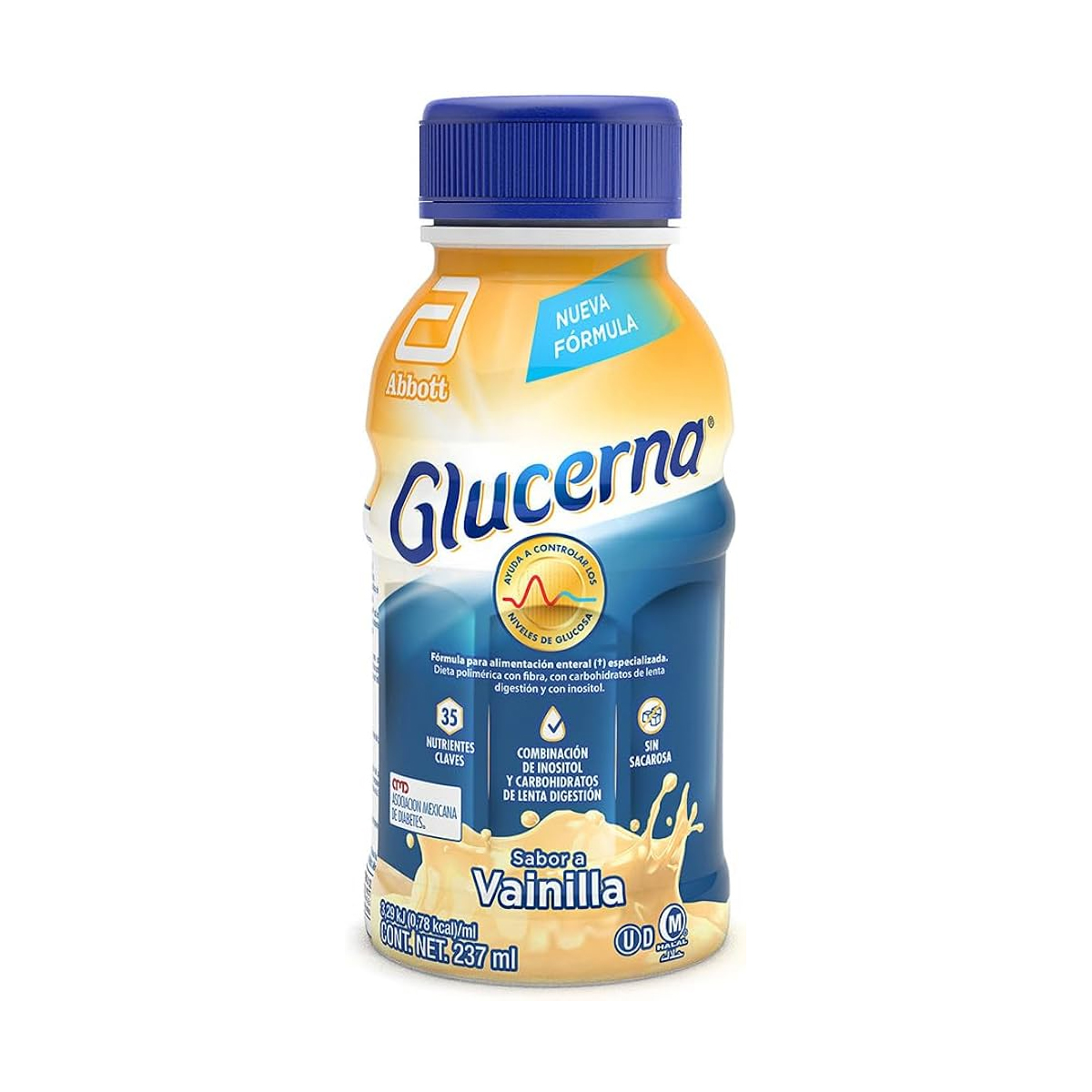 Alimentación Diabetes Glucerna 237ml 16pz Vainilla