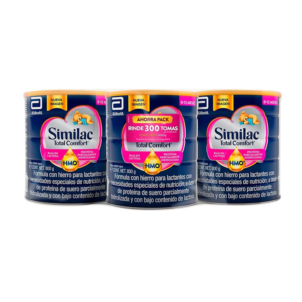 Fórmula Infantil Similac Total Comfort Etapa 1, 800gr 3pz
