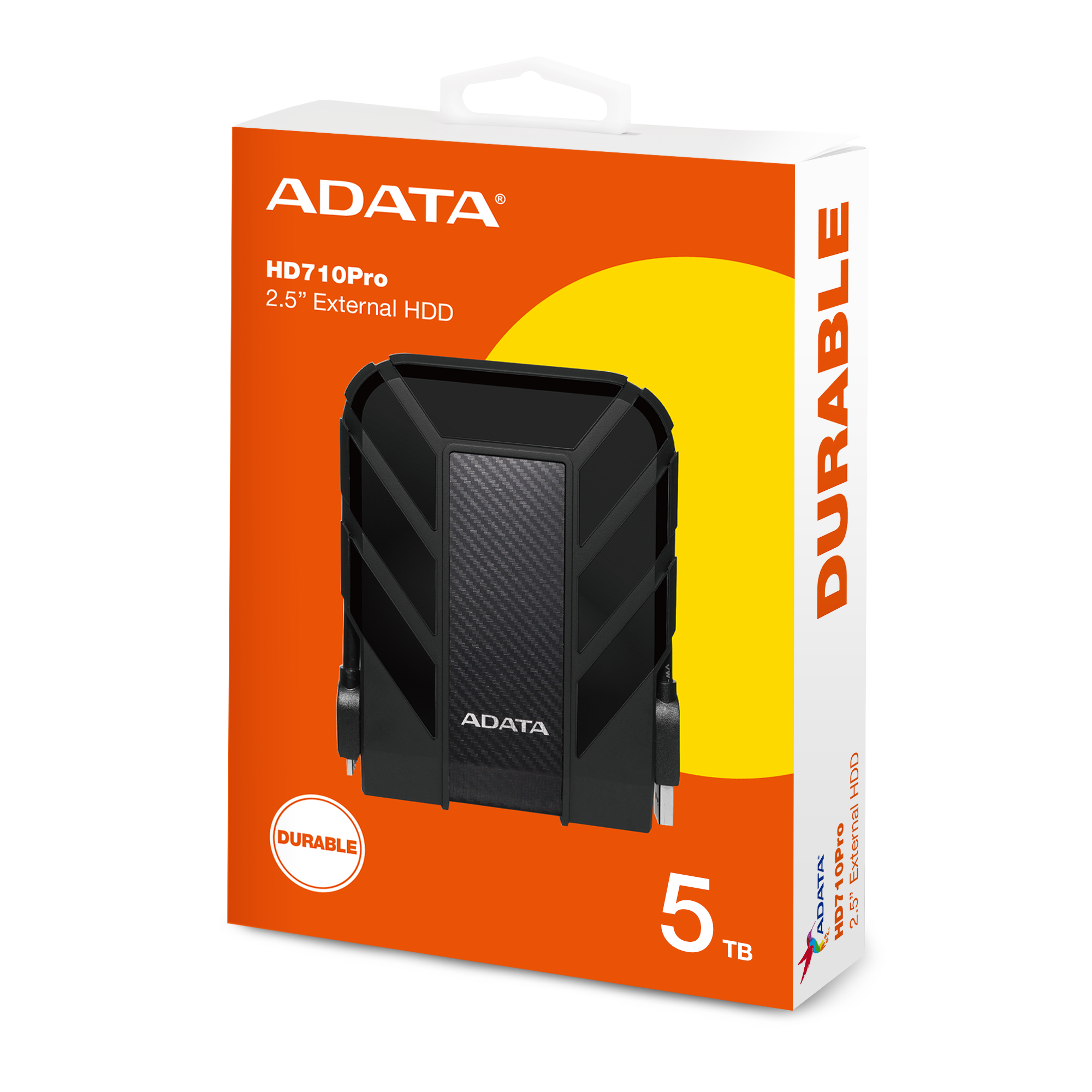 Disco Duro Externo Adata HD710 Pro de 5 TB, USB 3.2 Gen 1, 2.5'', Negro