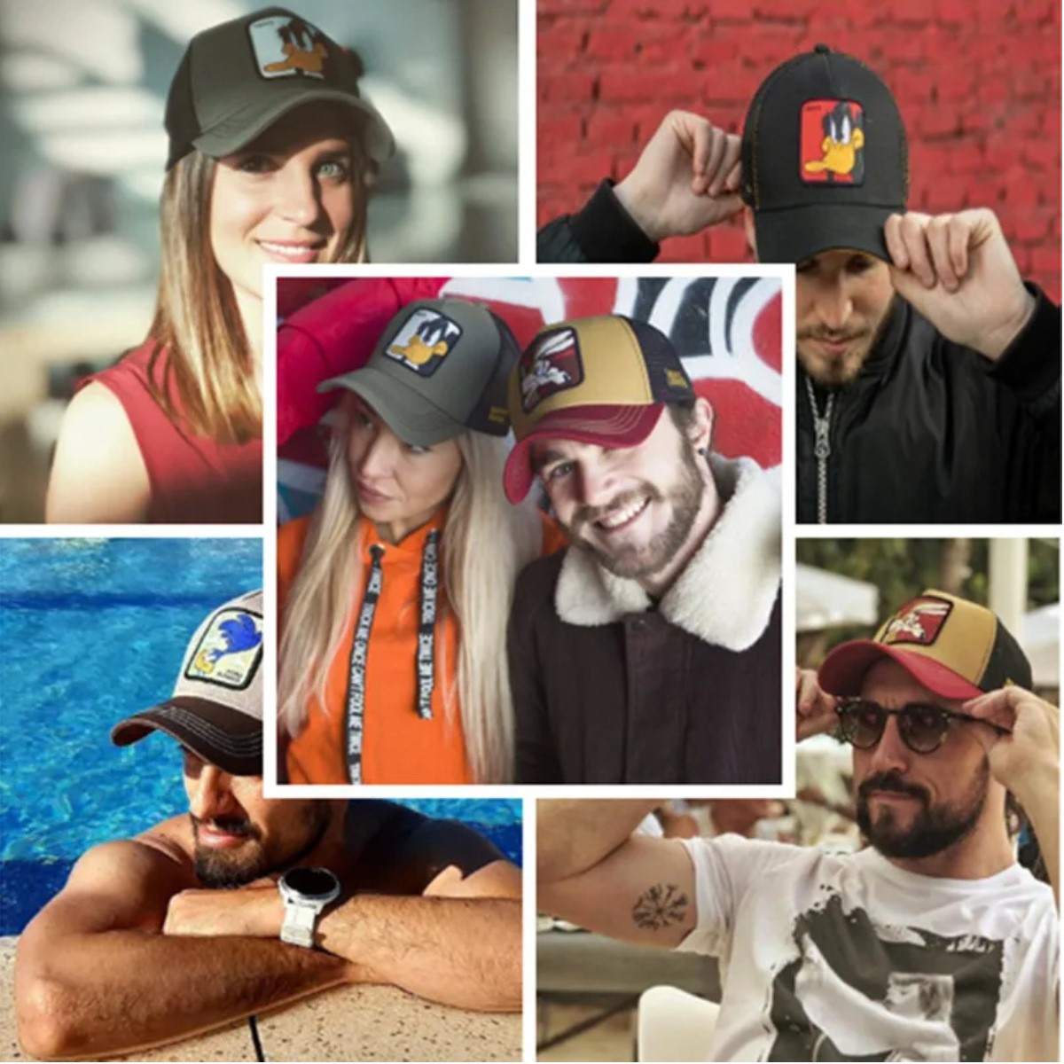 Gorra anime dibujos animados Marvin Marciano alta calidad gorra béisbol camionero negro deportes