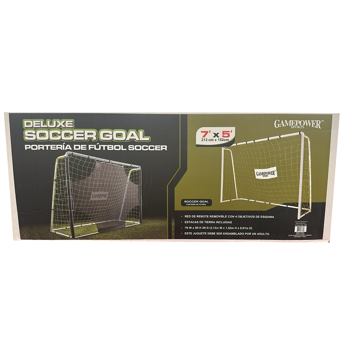 Portería De Fútbol Soccer Gamepower Sports Deluxe Con Red