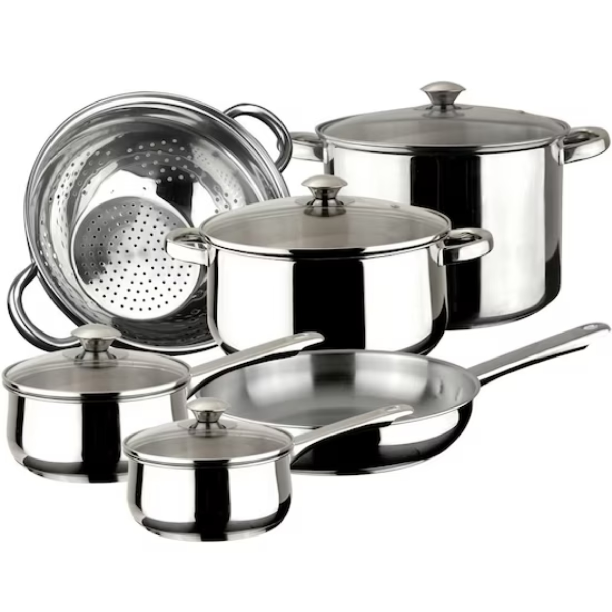 Batería de Cocina Magefesa 01BXVESTA10 Vesta 10 Piezas Acero Inox / Inducción ENDY5