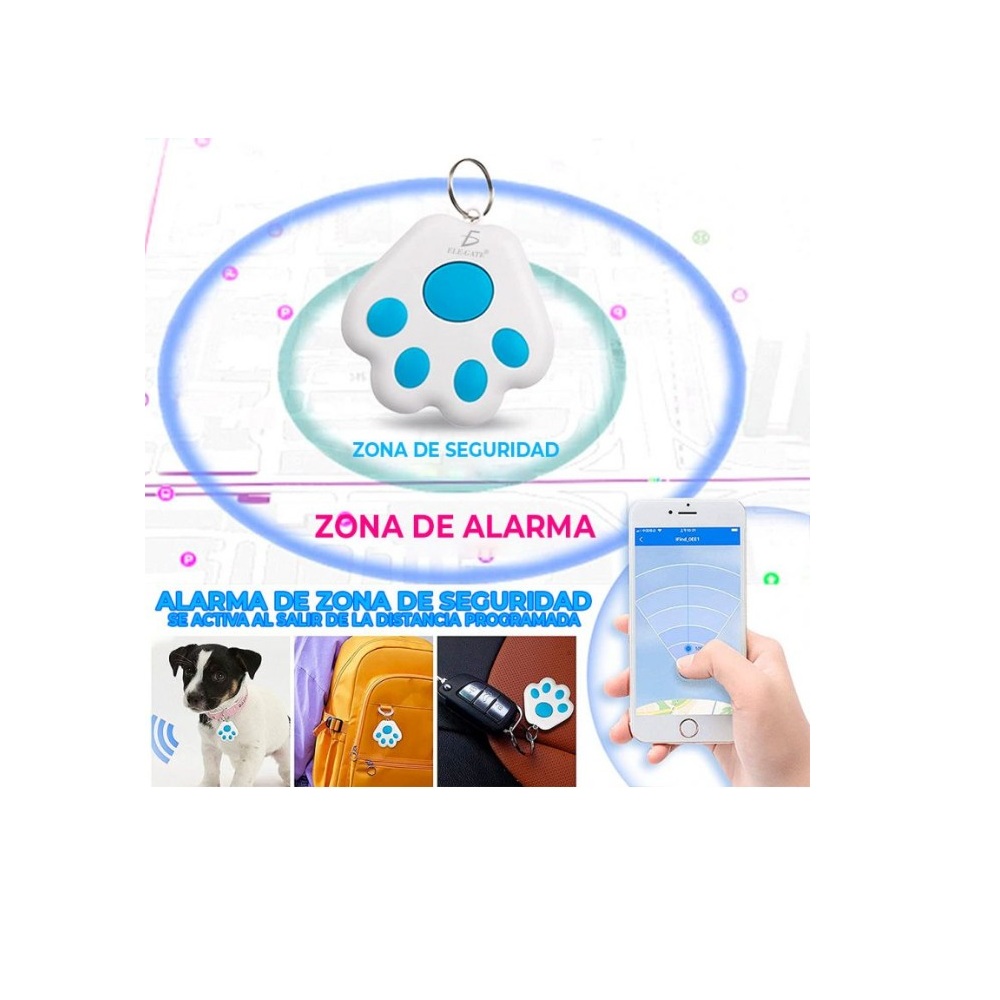 Rastreador Bluetooth Gps Mascotas Celular Carteras Niños