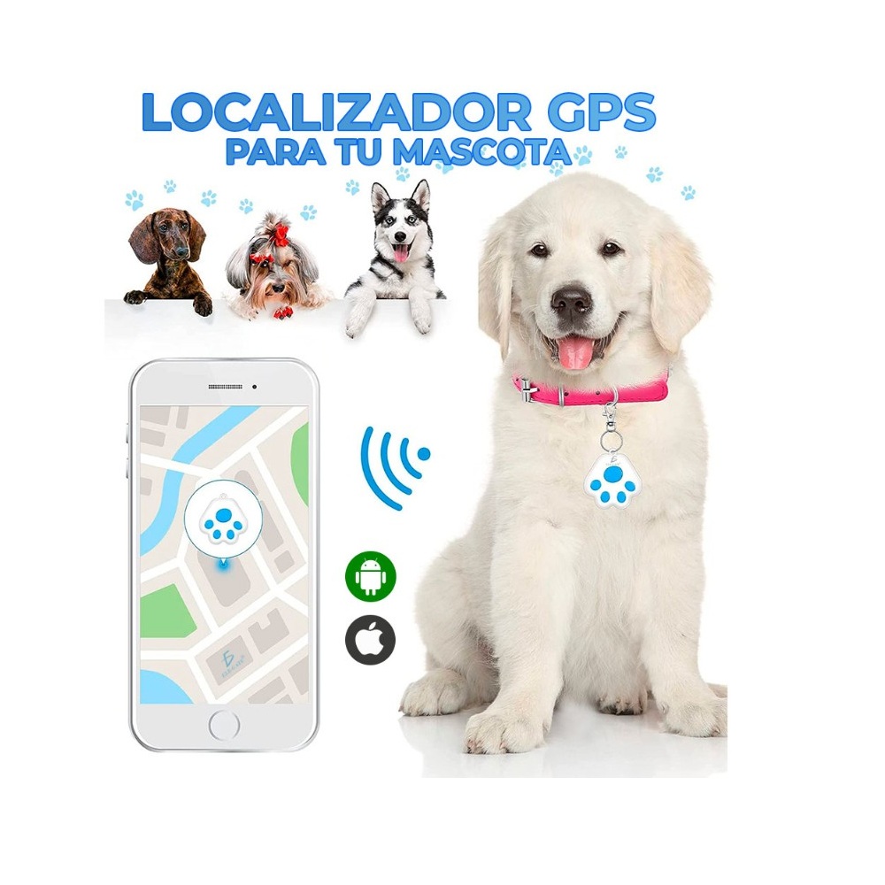Rastreador Bluetooth Gps Mascotas Celular Carteras Niños