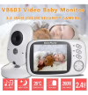 Monitor Para Bebés Seguridad Camara Con Batería Y Diálogo
