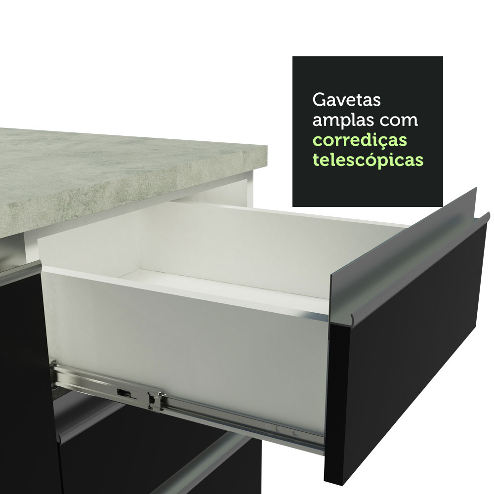 Cocina Integral Completa Modular Madesa Parma 220cm BN 04