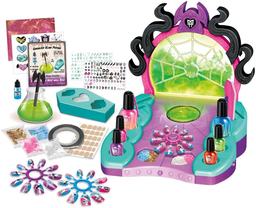 Monster High Salon De La Moda Salon De Uñas Glam Original Oficial