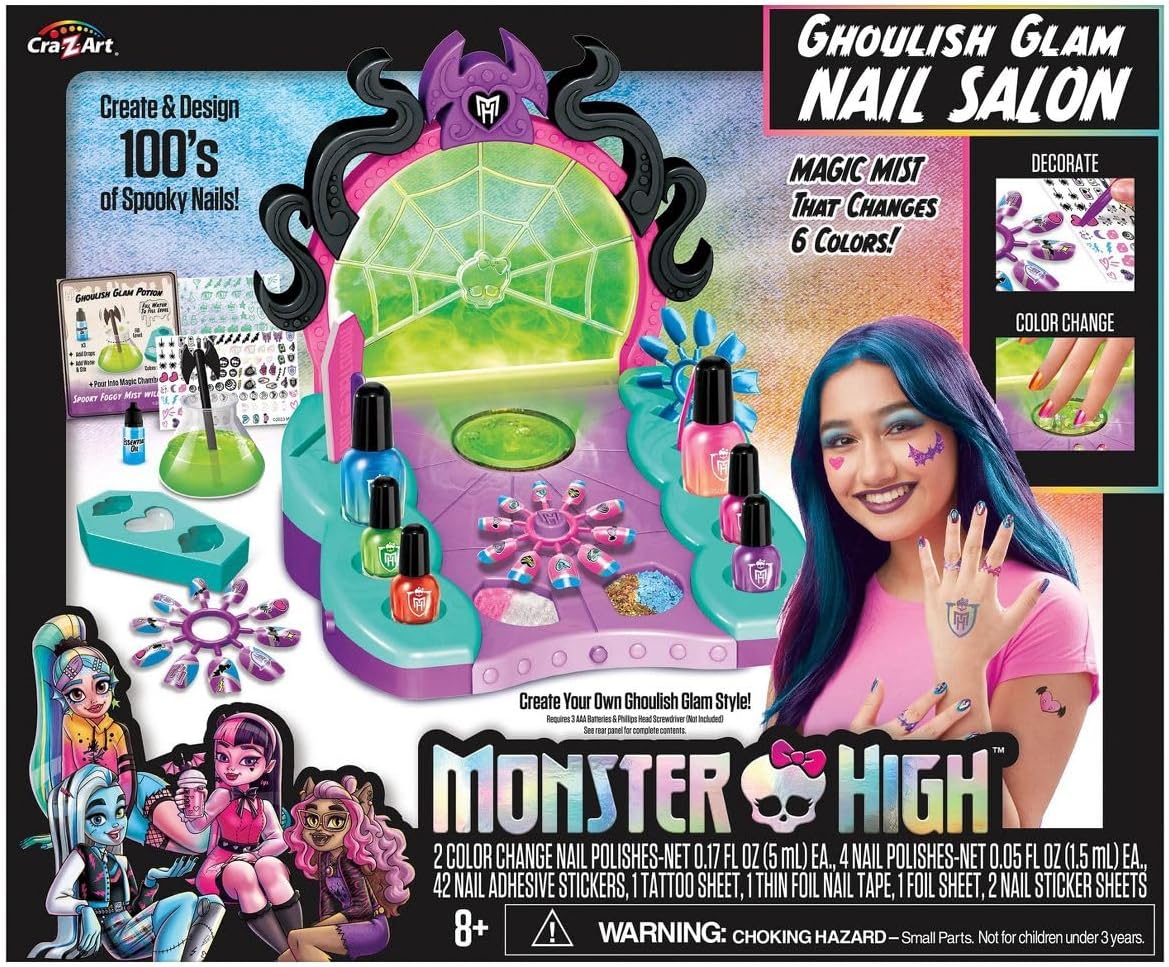 Monster High Salon De La Moda Salon De Uñas Glam Original Oficial