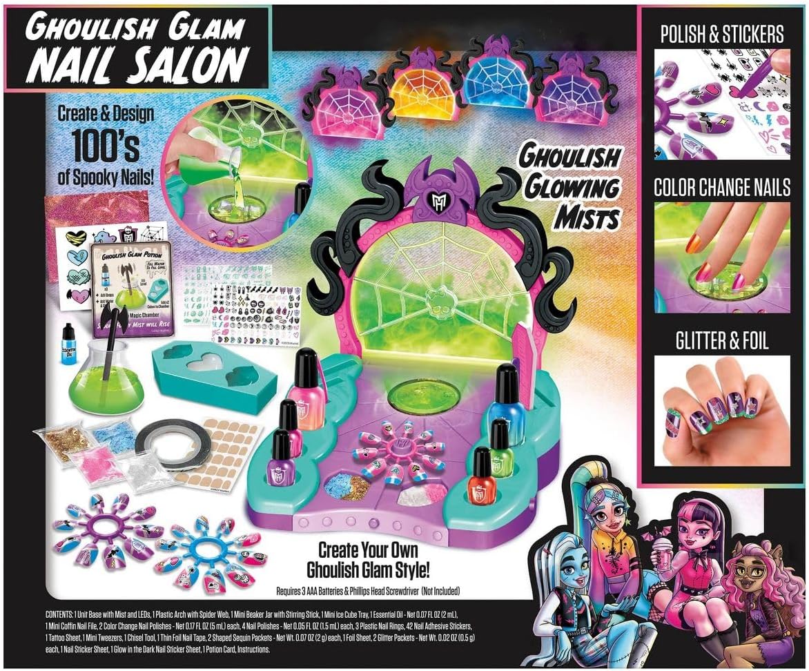 Monster High Salon De La Moda Salon De Uñas Glam Original Oficial
