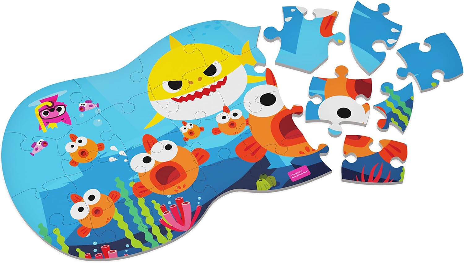 Pinkfong Baby Shark Rompecabezas Espuma 25 Piezas Juguetes Tiburón Regalos Fans