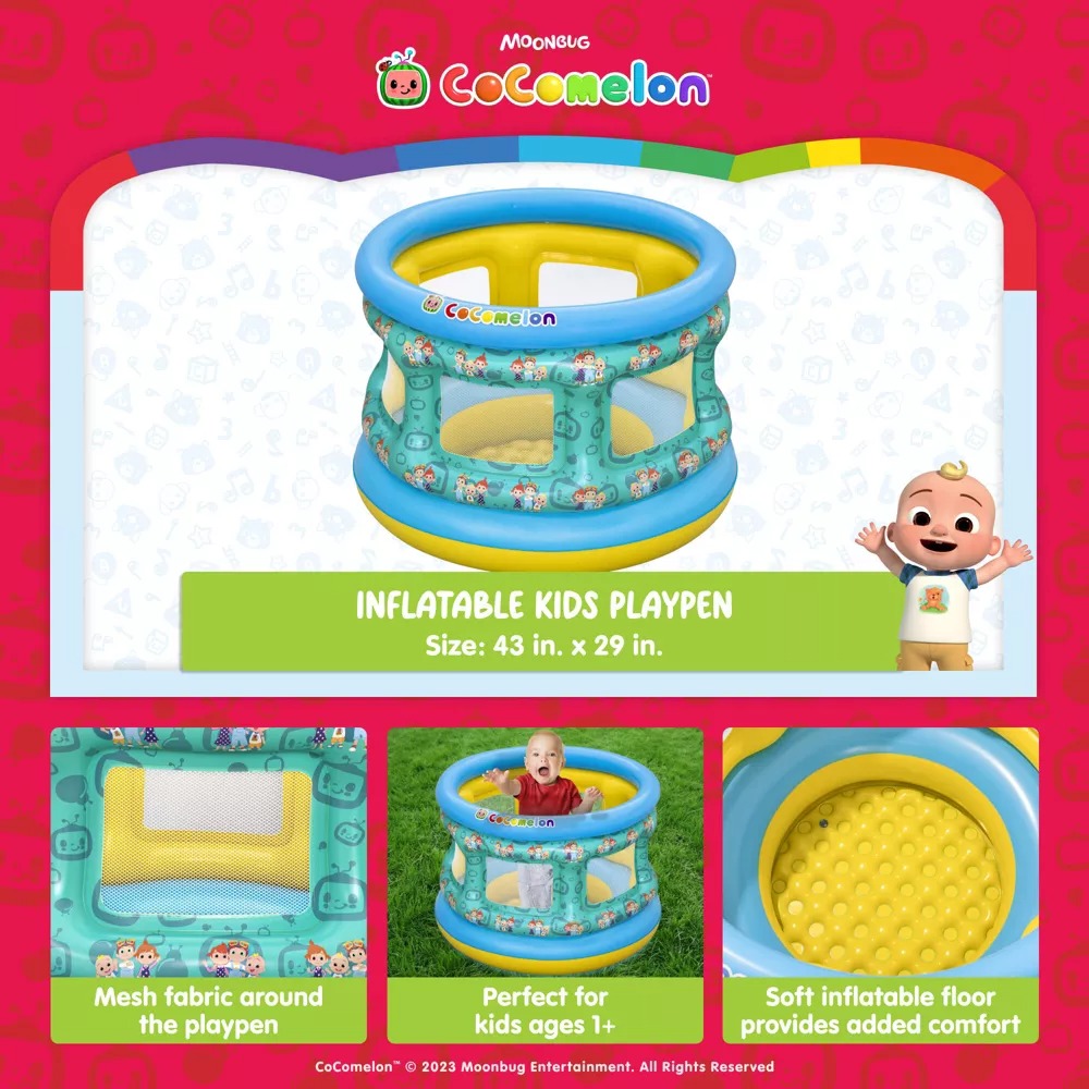 Parque Infantil Inflable Cocomelon Corral Bebe
