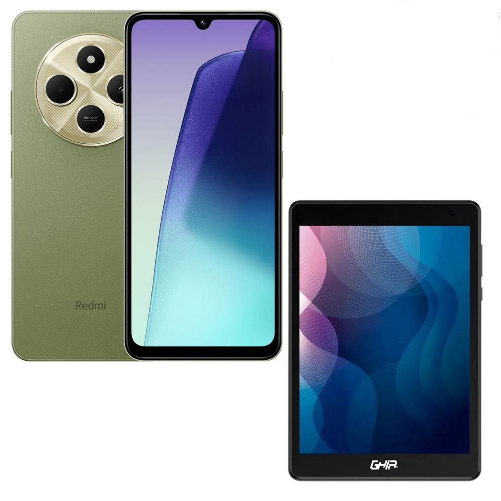 COMBO Celular Xiaomi Redmi 14C 256GB/4GB Ram - Verde + Tablet GHIA A8 BOOK 8 Pulgadas 64GB - 4GB RAM Negra