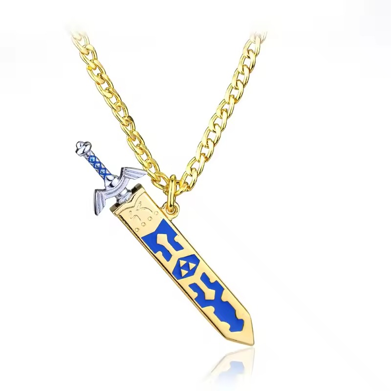 Collar Colgante Videojuego Zelda Skyward Sword Cristal Joyería Regalos Amor
