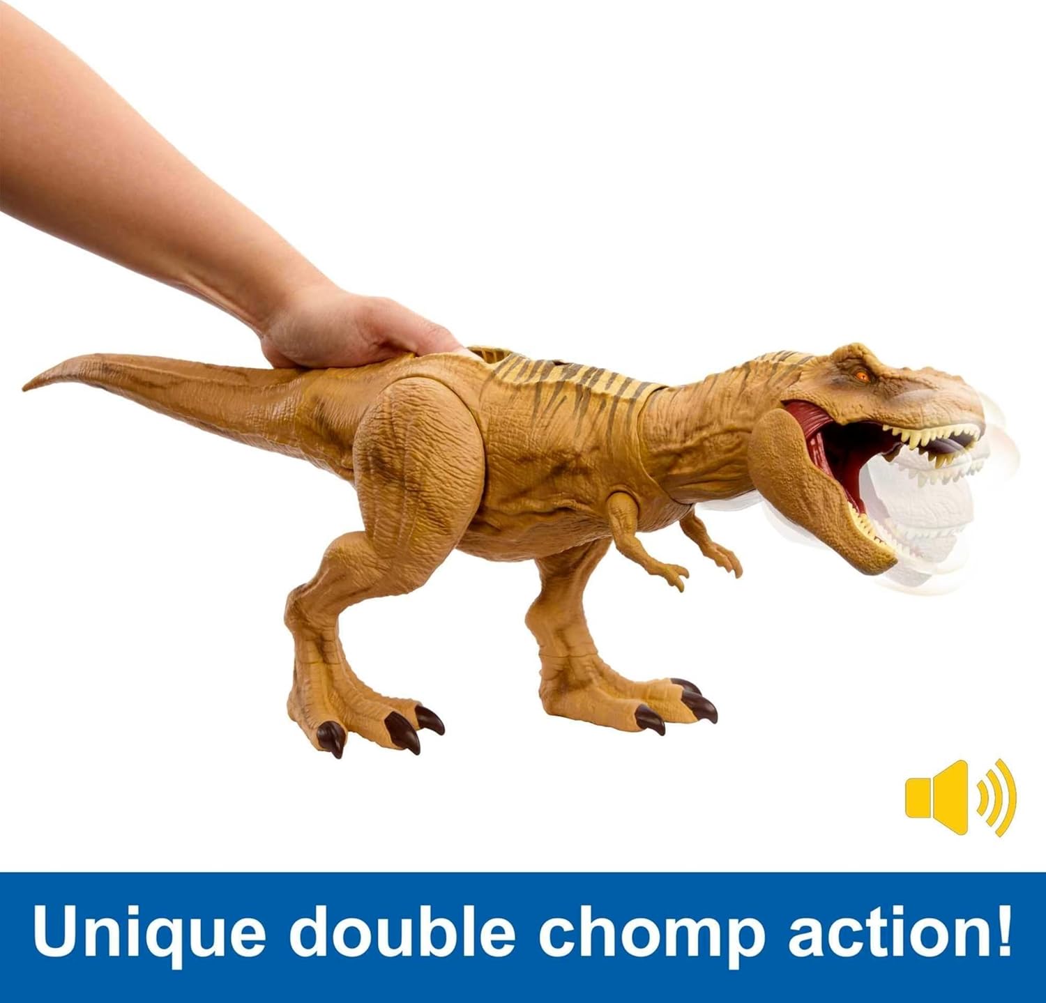 Figura Jurassic World Dinosaurio T.Rex Mordedora de Caza Para niños de 4 años en adelante