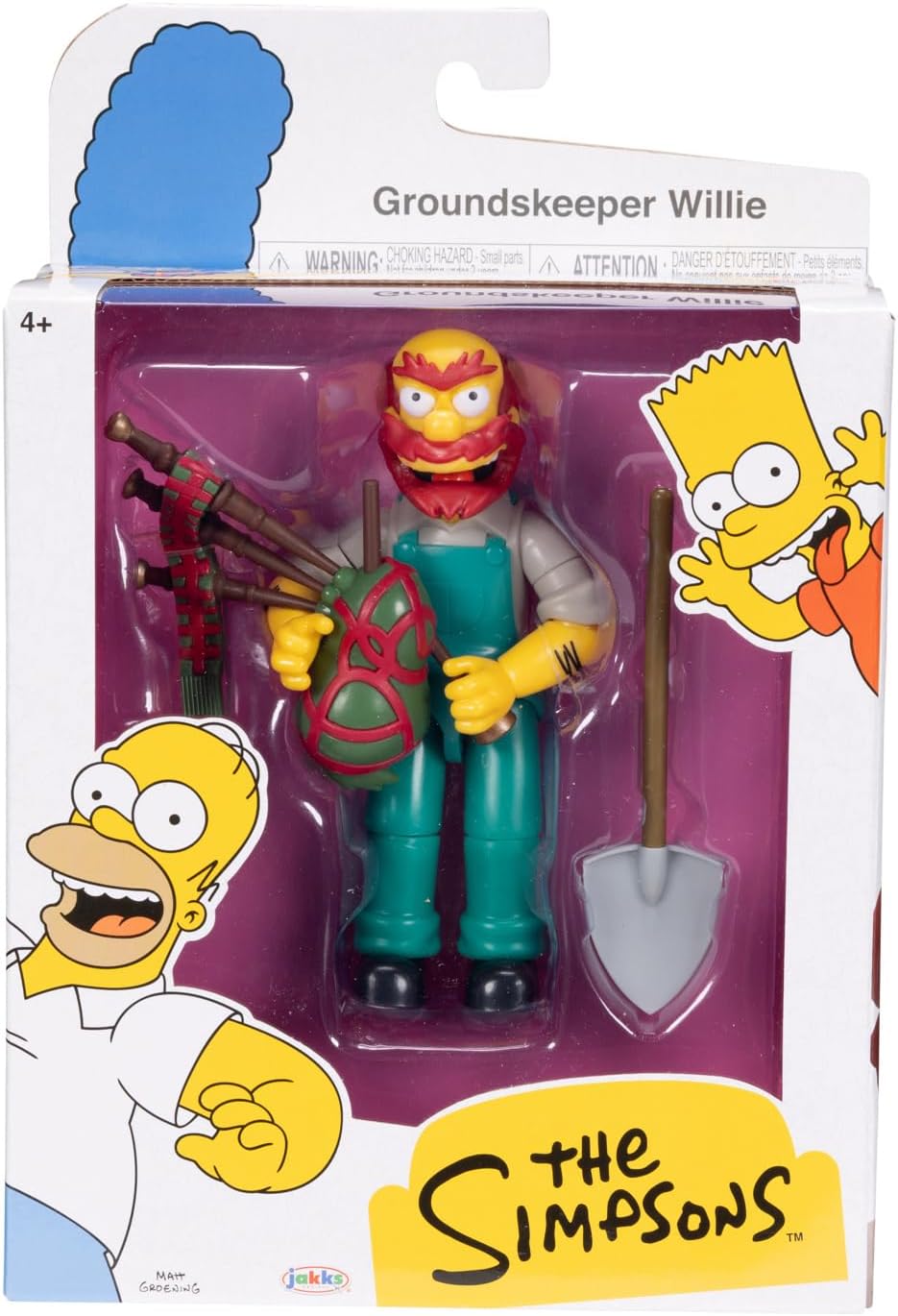 Figura The Simpson 5in Coleccionable Original Groundskeeper Willie