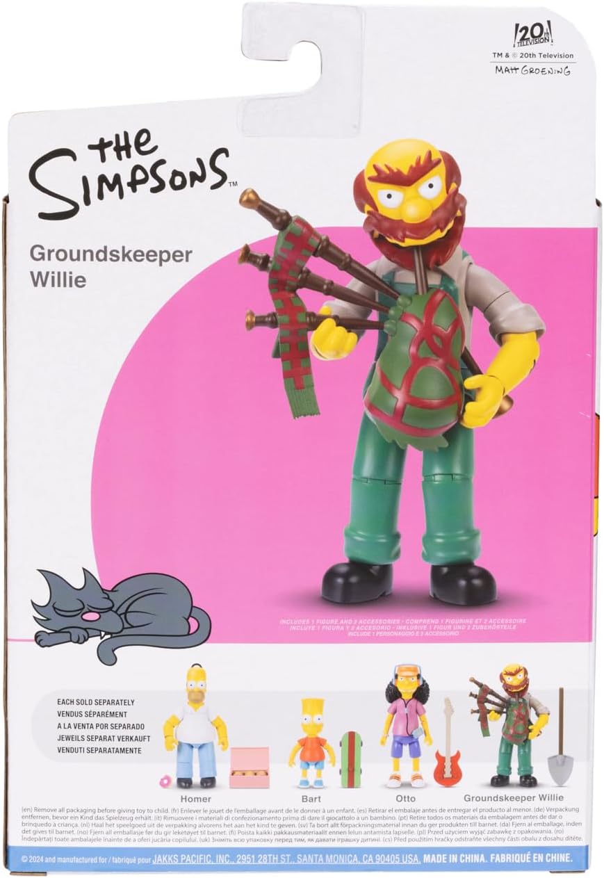 Figura The Simpson 5in Coleccionable Original Groundskeeper Willie