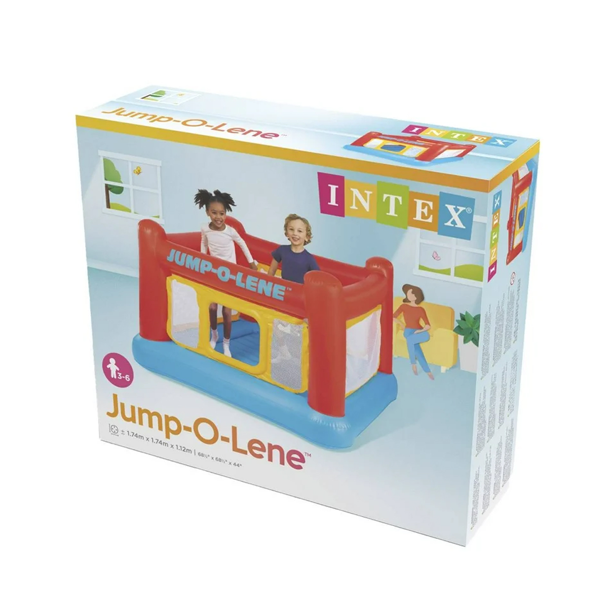 Ring De Box Inflable Jump O Lene Intex Rojo