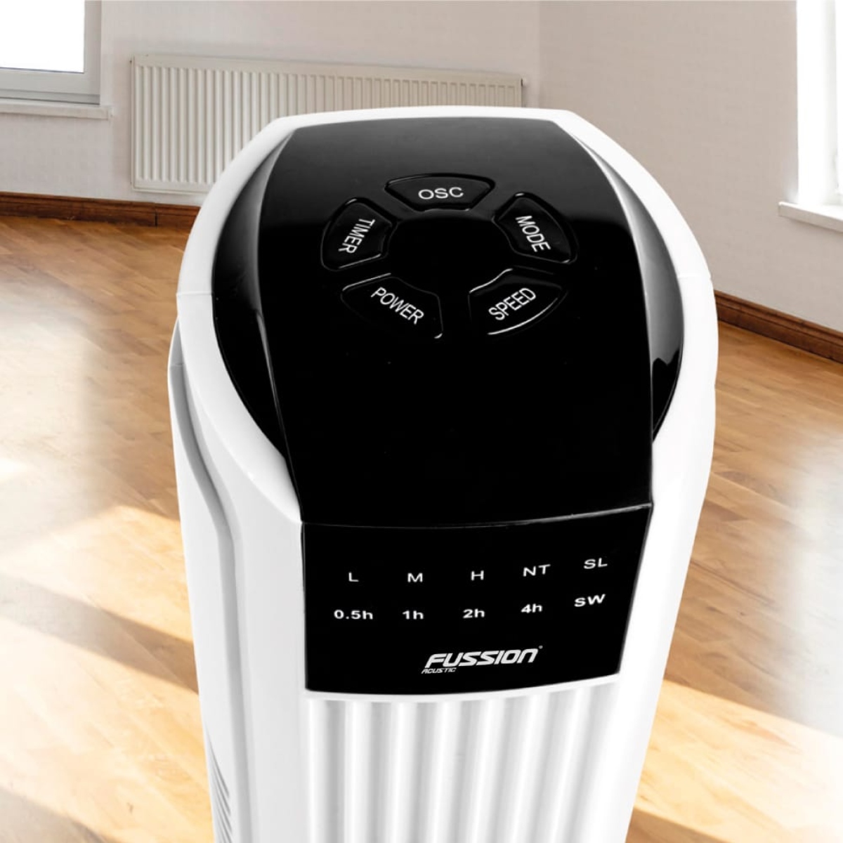 Ventilador de Torre Fussion VEN-0006 32" 4 Vel / 40 Watts Blanco ENDY7