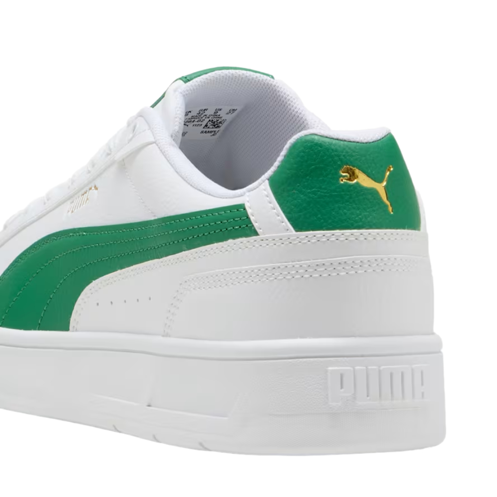 Tenis Puma Court Classico Blanco-Verde de Hombre 400284 02
