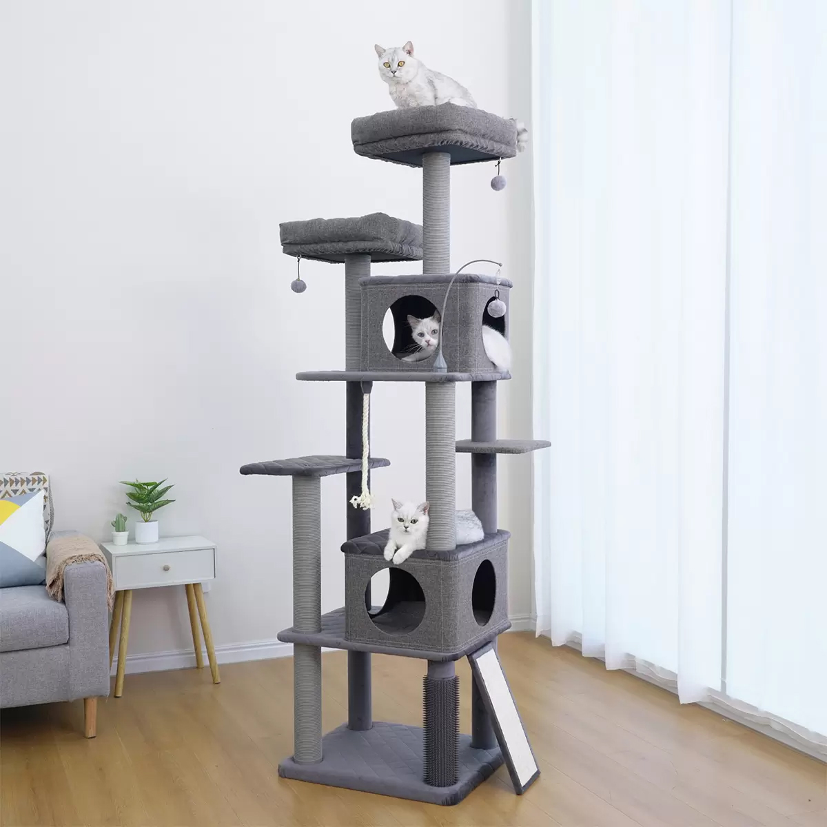 Árbol Torre Para Gatos Todo En Uno Catry Kingdom