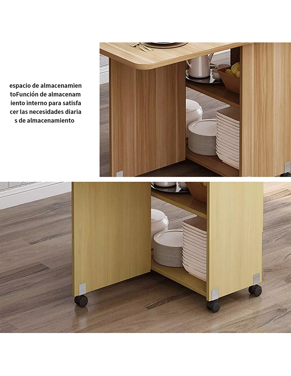 Mesa Plegable Moderna Comedor Minimalista 120cm