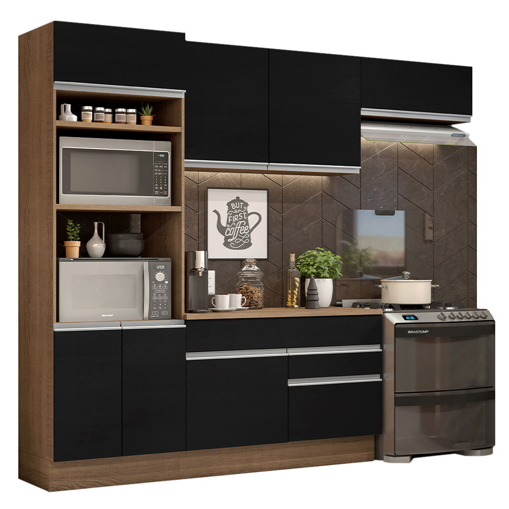 Cocina Integral Completa Modular Madesa Glamy 270cm MN 14