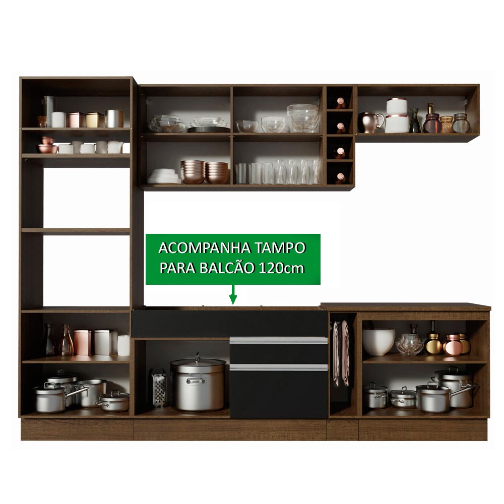 Cocina Integral Completa Modular Madesa Vicenza 290cm MN 16