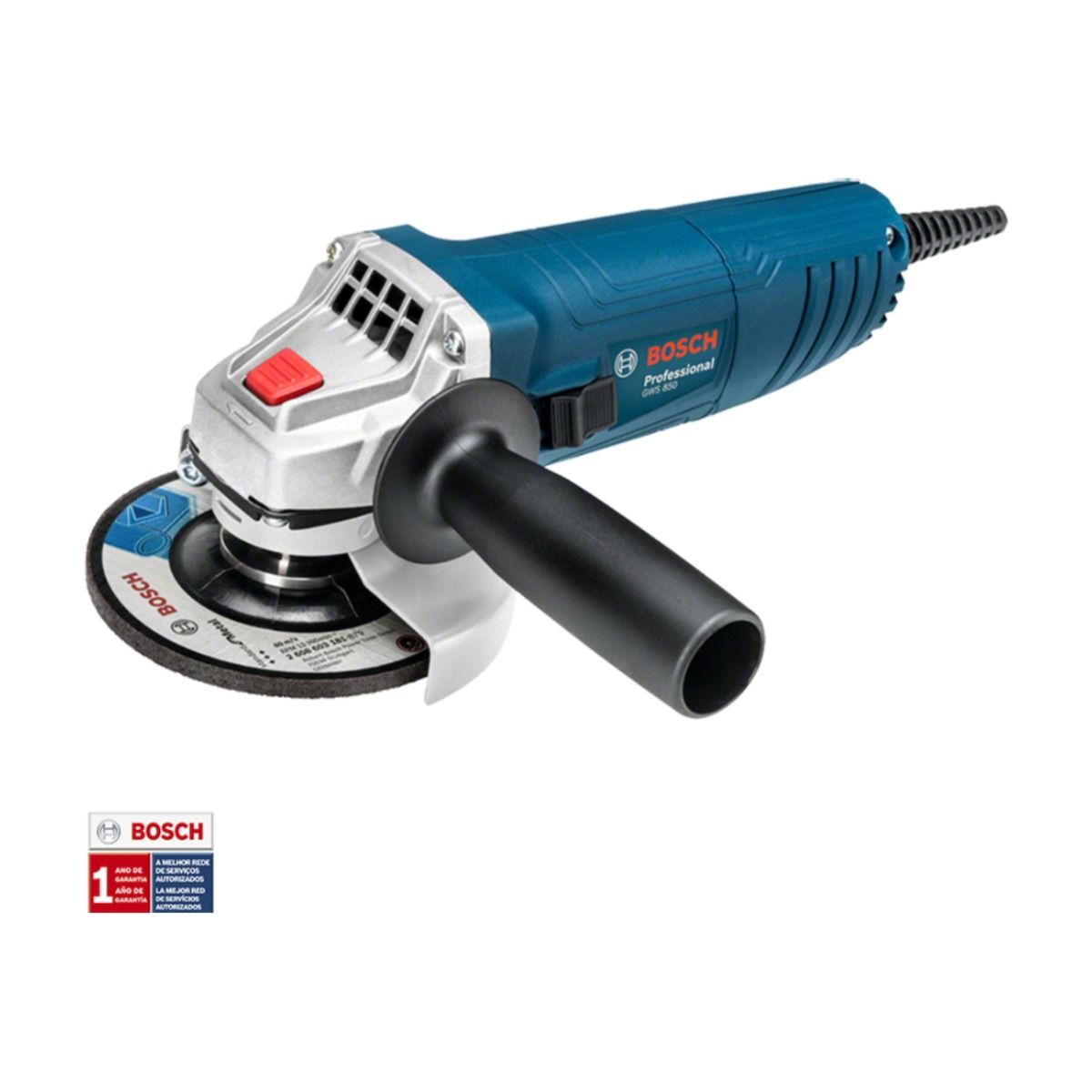 Amoladora Angular 4 ½ 850W 11,000 rpm GWS 850 1377.5 Bosch