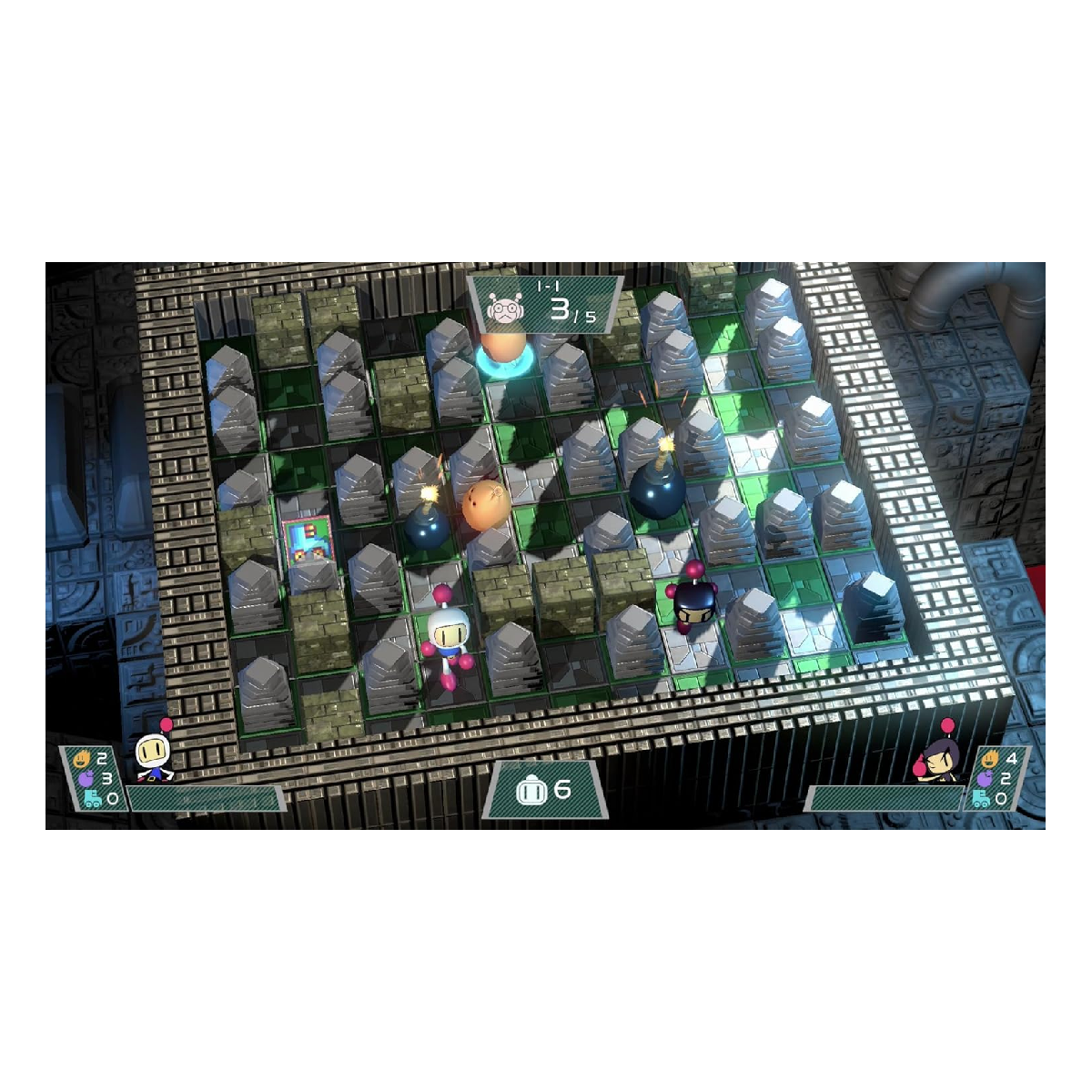 Nintendo switch juego super bomberman r 