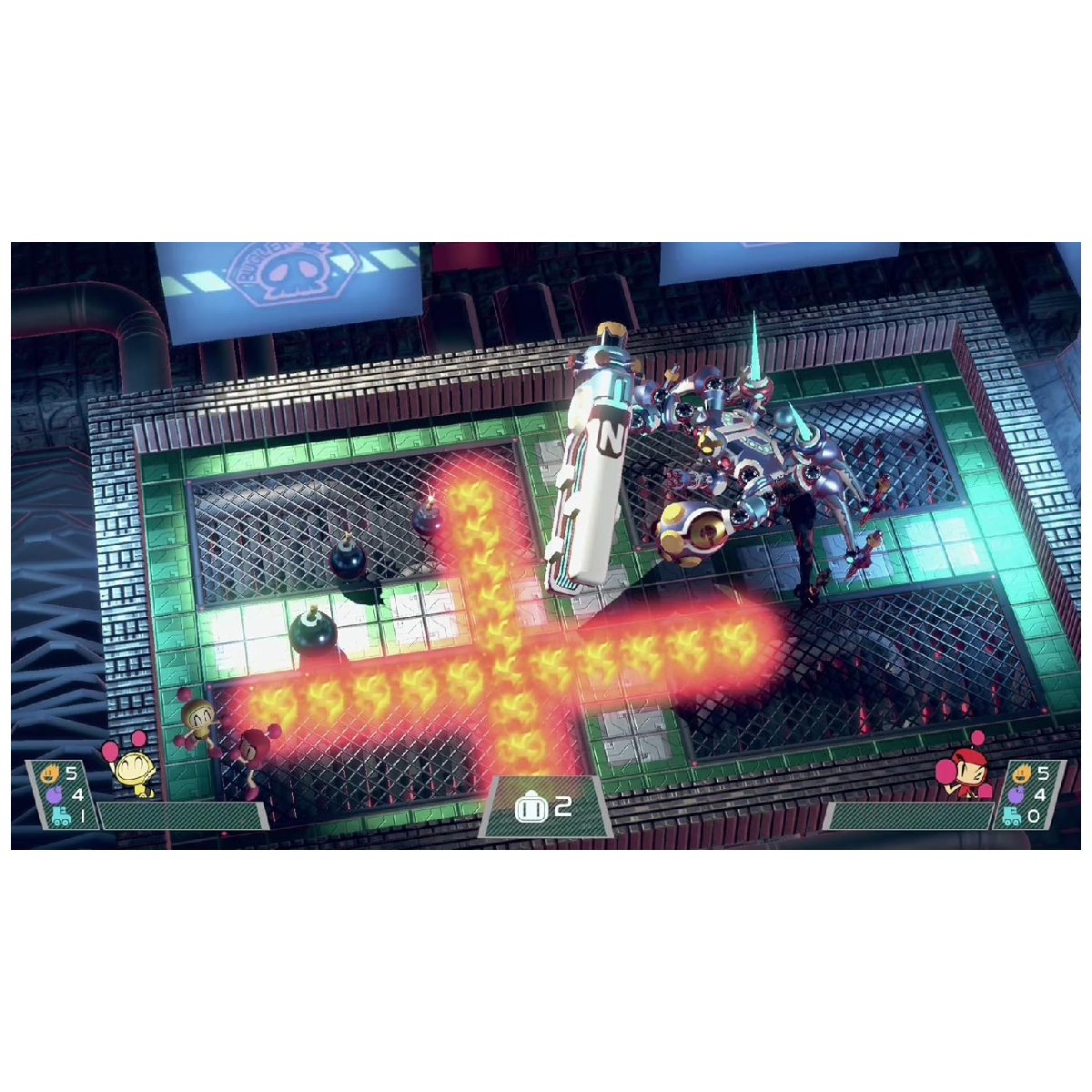 Nintendo switch juego super bomberman r 