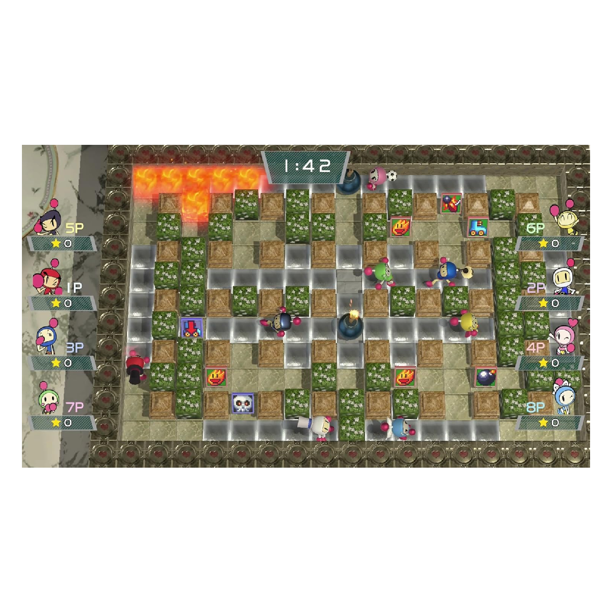 Nintendo switch juego super bomberman r 