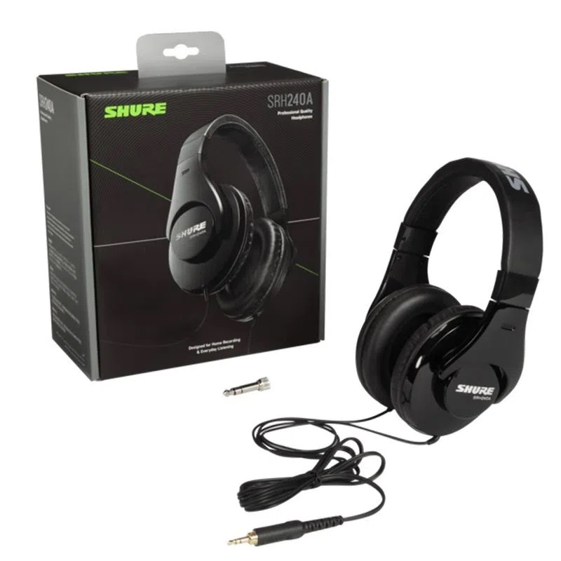 Audifonos Profesionales SHURE SRH240A-BK Color Negro