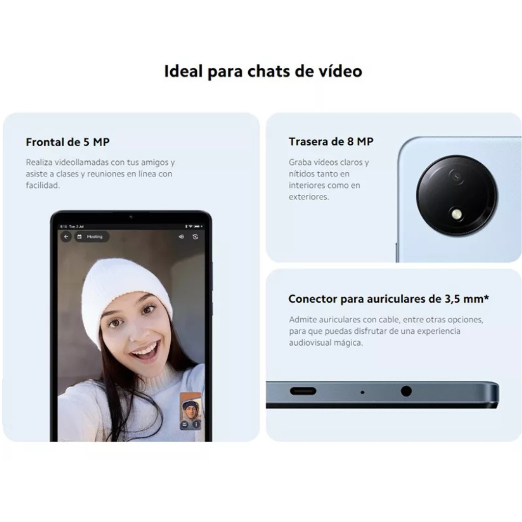 Xiaomi Redmi Pad Se 8.7, 128gb Almacenamiento/4gb Ram