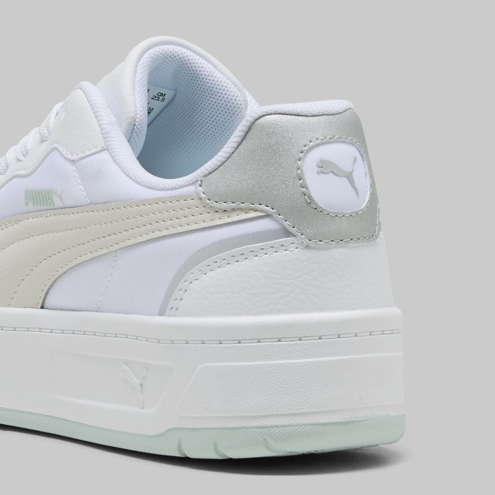 Tenis Puma Court Lally Skye Aqua Metallics 